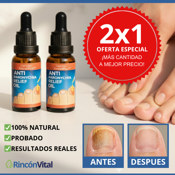 TRATAMIENTO NATURAL ANTIHONGOS - German ToenailPlus 2X1