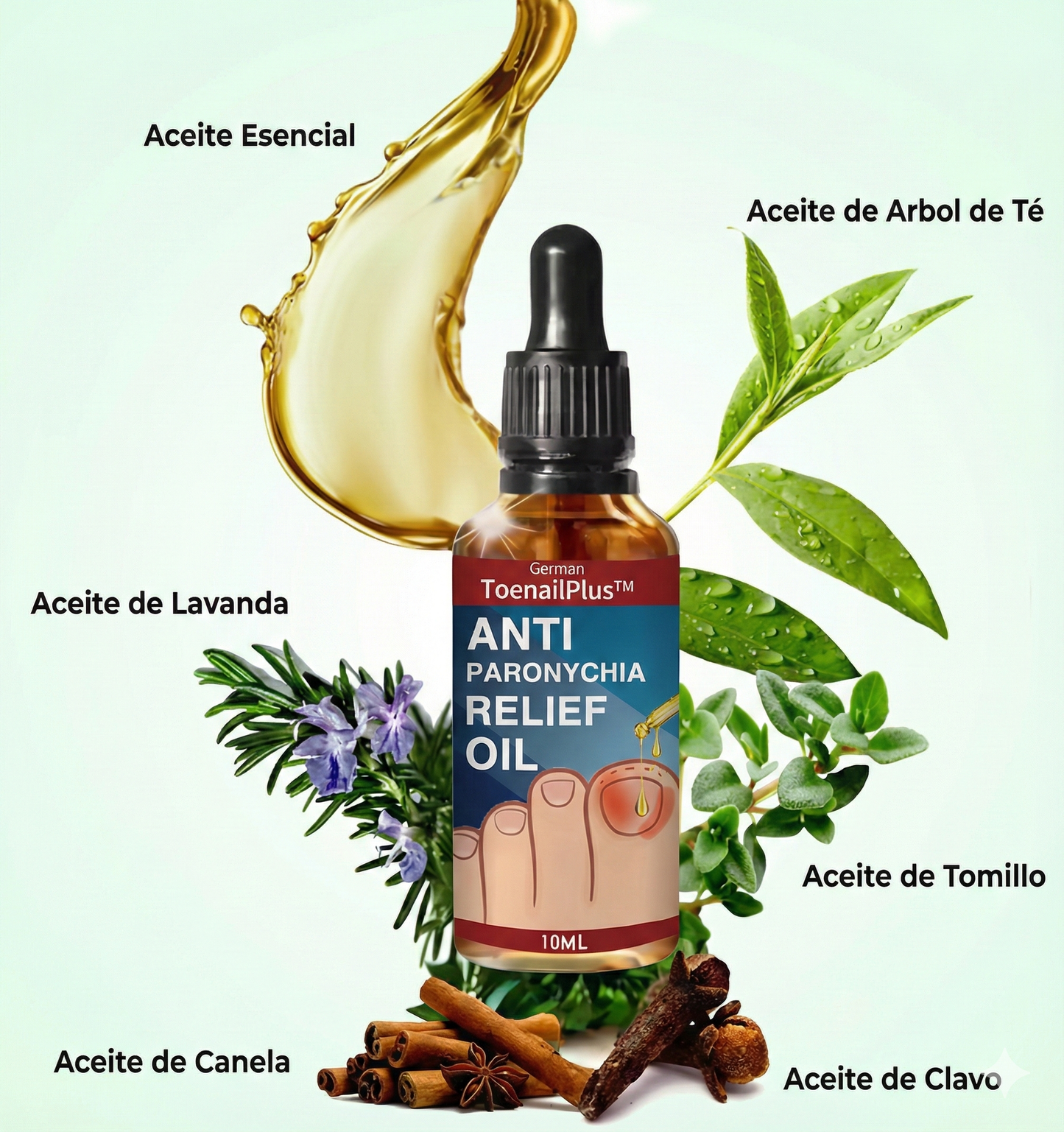 TRATAMIENTO NATURAL ANTIHONGOS - German ToenailPlus 2X1